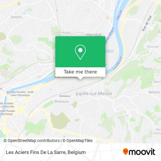 Les Aciers Fins De La Sarre map
