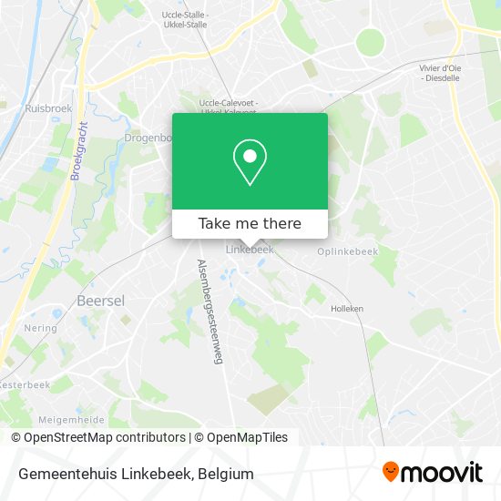 Gemeentehuis Linkebeek map