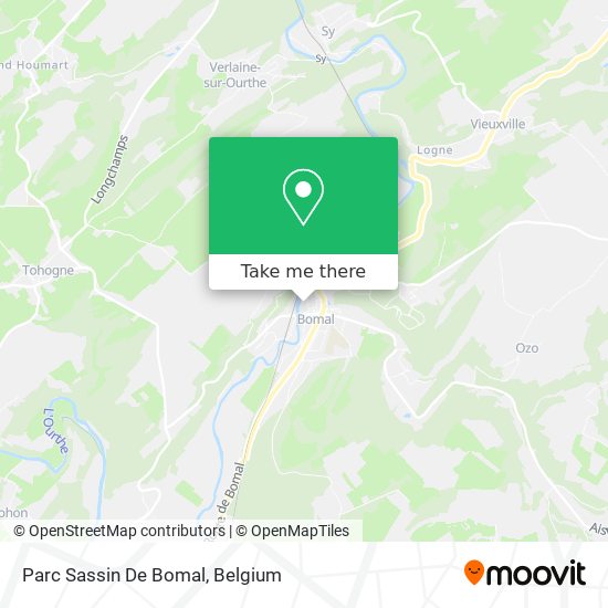 Parc Sassin De Bomal map