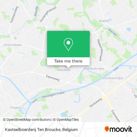 Kasteelboerderij Ten Broucke plan