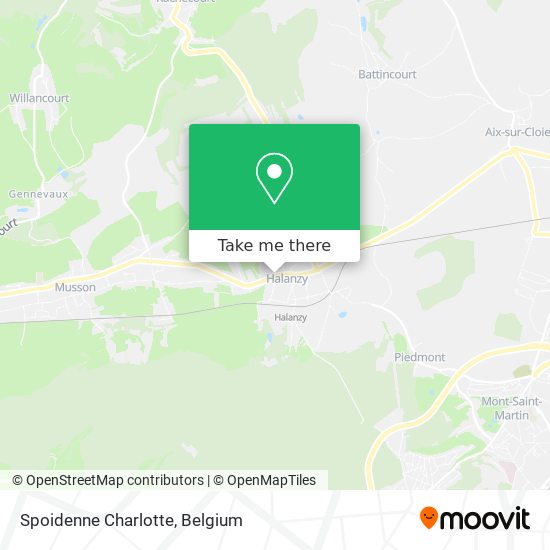 Spoidenne Charlotte map