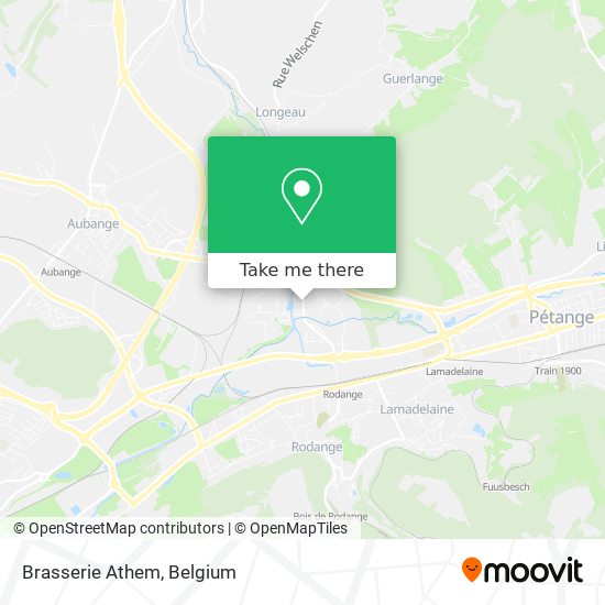 Brasserie Athem map