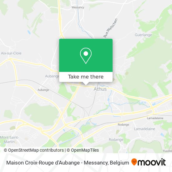 Maison Croix-Rouge d'Aubange - Messancy map