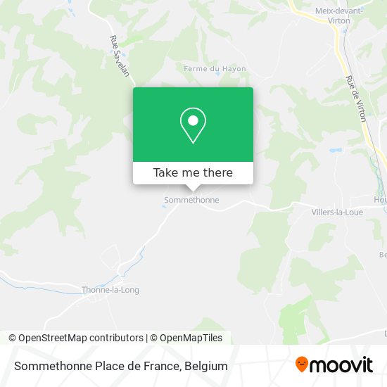 Sommethonne Place de France map