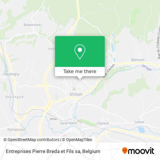 Entreprises Pierre Breda et Fils sa map