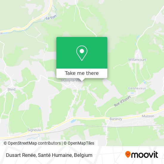 Dusart Renée, Santé Humaine map