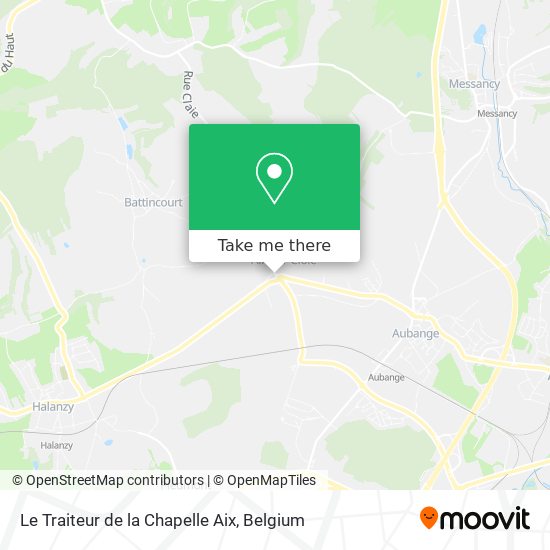 Le Traiteur de la Chapelle Aix map