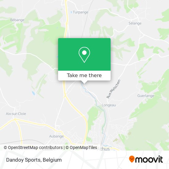 Dandoy Sports map