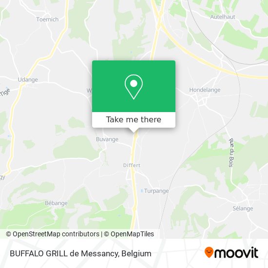 BUFFALO GRILL de Messancy map