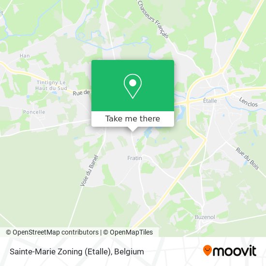 Sainte-Marie Zoning (Etalle) plan