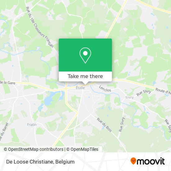 De Loose Christiane map