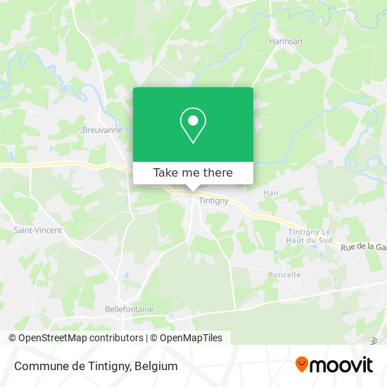 Commune de Tintigny plan