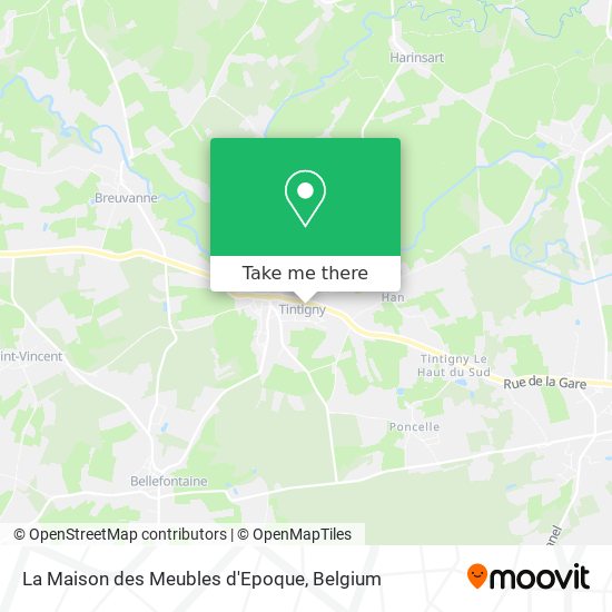 La Maison des Meubles d'Epoque plan