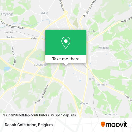 Repair Café Arlon map