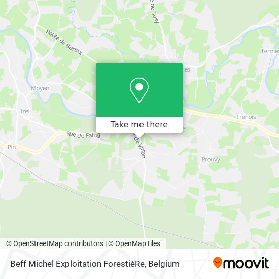 Beff Michel Exploitation ForestièRe map