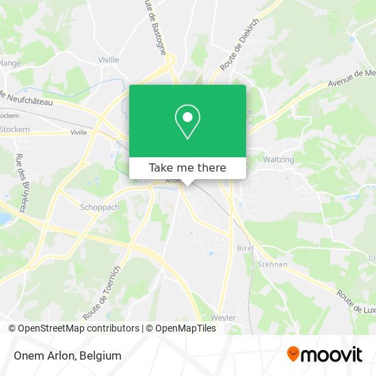 Onem Arlon map