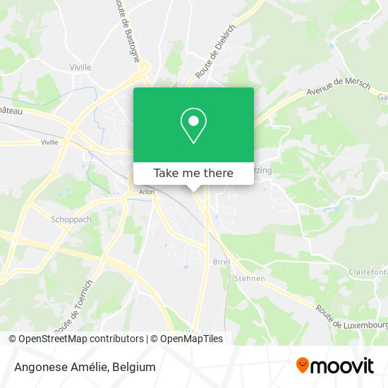 Angonese Amélie map