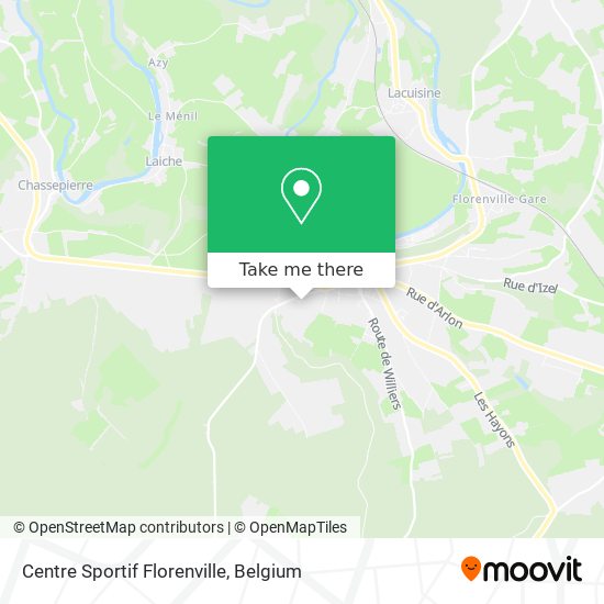 Centre Sportif Florenville map