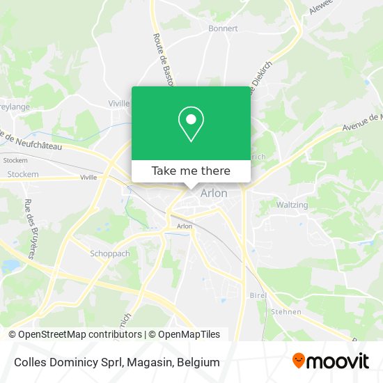 Colles Dominicy Sprl, Magasin map