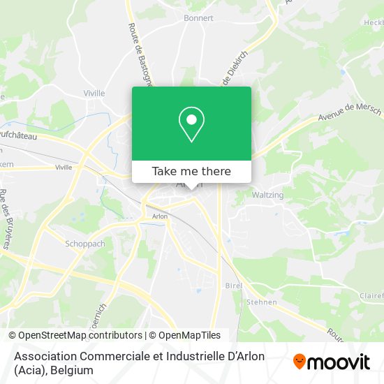 Association Commerciale et Industrielle D’Arlon (Acia) map