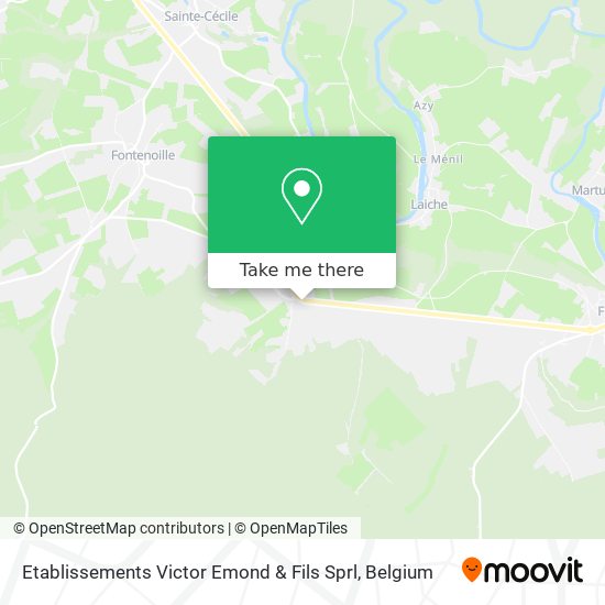 Etablissements Victor Emond & Fils Sprl plan