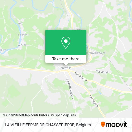 LA VIEILLE FERME DE CHASSEPIERRE map