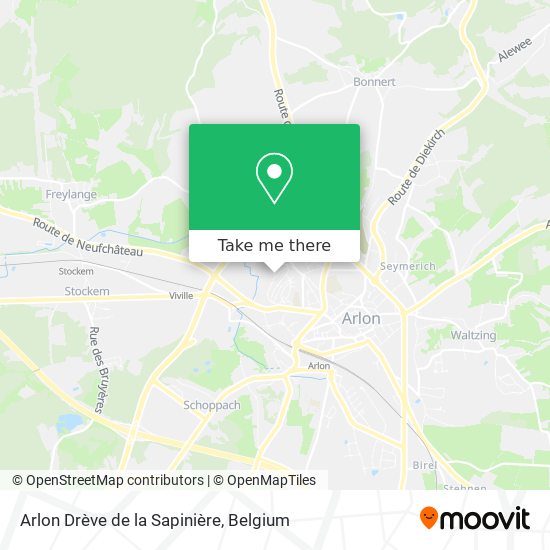 Arlon Drève de la Sapinière plan