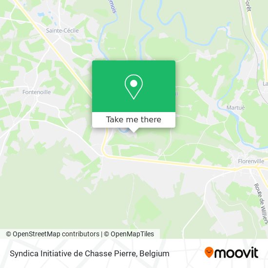 Syndica Initiative de Chasse Pierre map