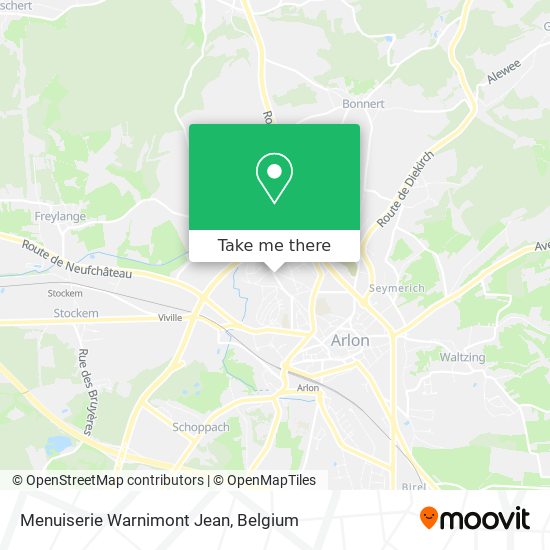 Menuiserie Warnimont Jean plan