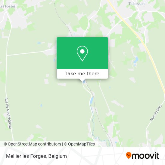 Mellier les Forges map