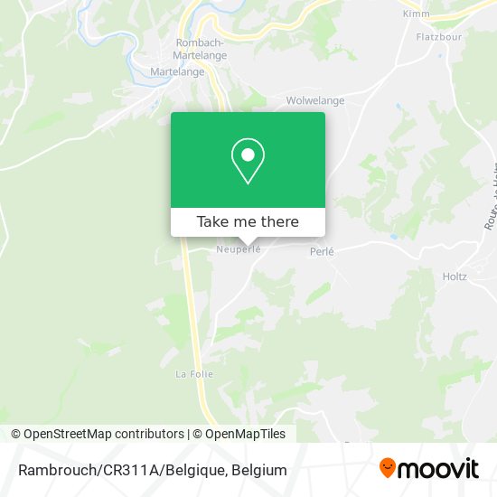 Rambrouch/CR311A/Belgique map