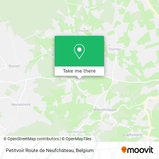 Petitvoir Route de Neufchâteau map