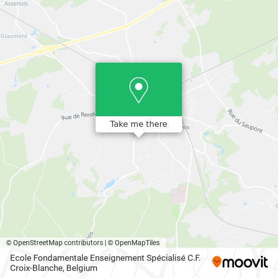 Ecole Fondamentale Enseignement Spécialisé C.F. Croix-Blanche map
