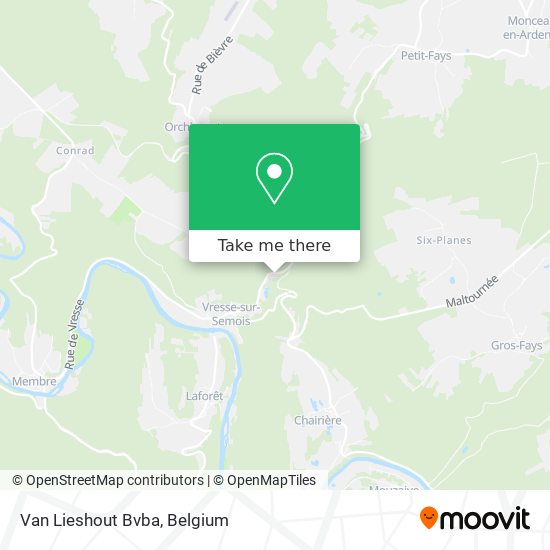 Van Lieshout Bvba map