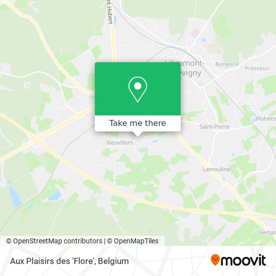 Aux Plaisirs des 'Flore' map