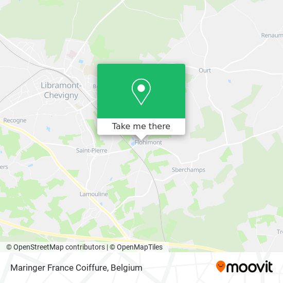 Maringer France Coiffure map