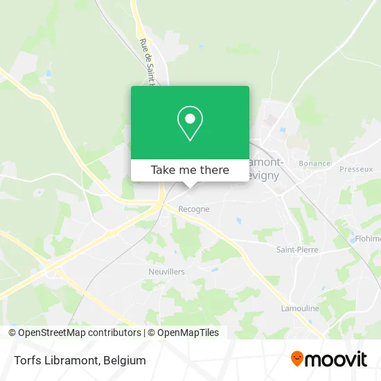 Torfs Libramont map
