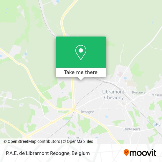 P.A.E. de Libramont Recogne plan