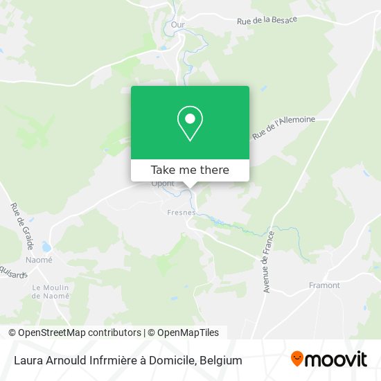 Laura Arnould Infrmière à Domicile map