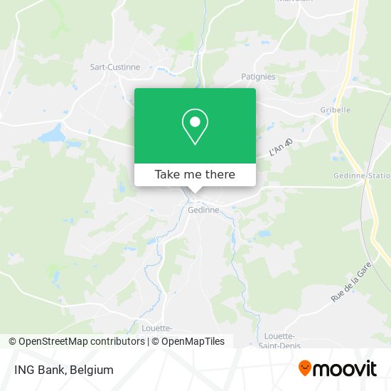 ING Bank map