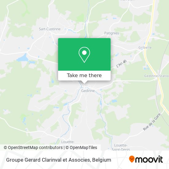 Groupe Gerard Clarinval et Associes map