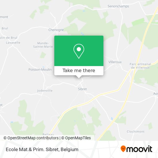 Ecole Mat.& Prim. Sibret plan