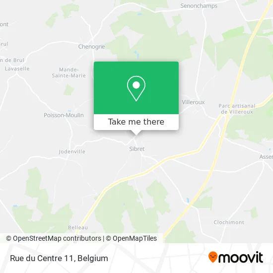 Centre Street 11 map