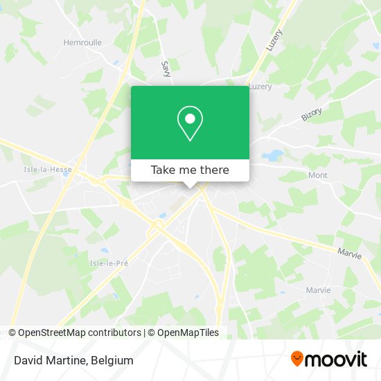 David Martine map