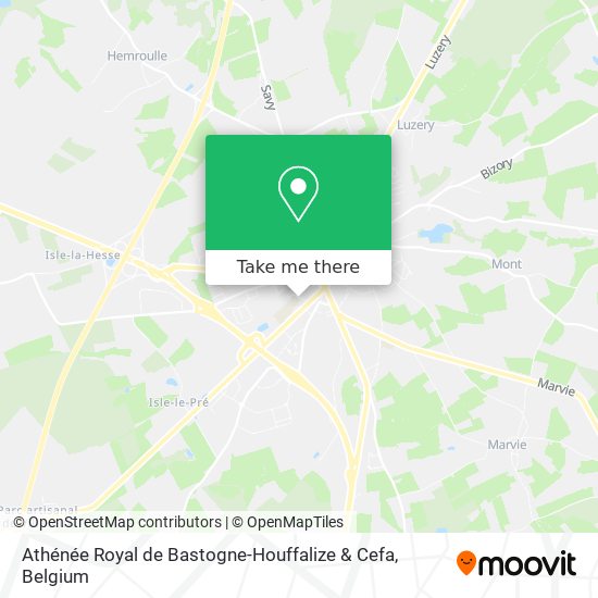 Athénée Royal de Bastogne-Houffalize & Cefa plan
