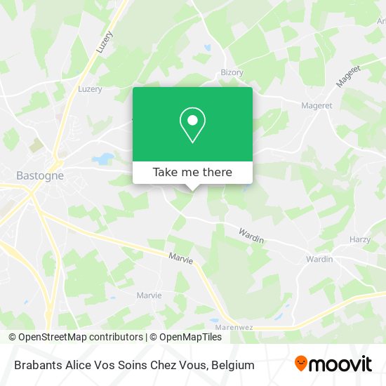 Brabants Alice Vos Soins Chez Vous map