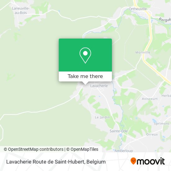 Lavacherie Route de Saint-Hubert map