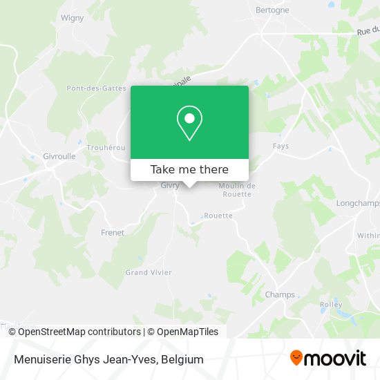 Menuiserie Ghys Jean-Yves map