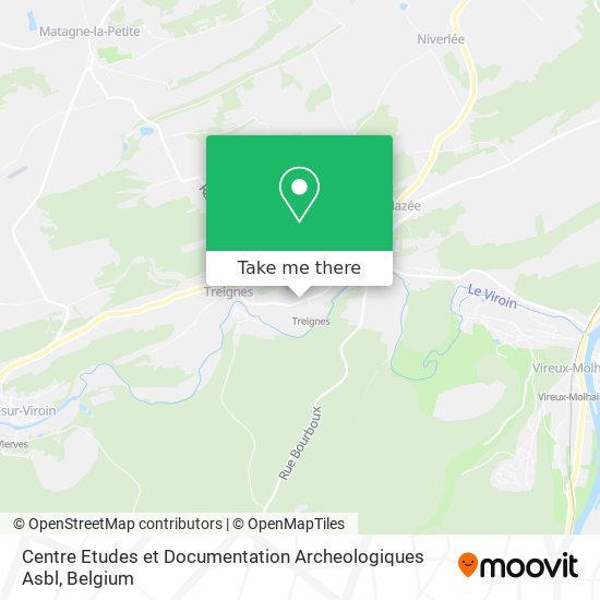 Centre Etudes et Documentation Archeologiques Asbl map