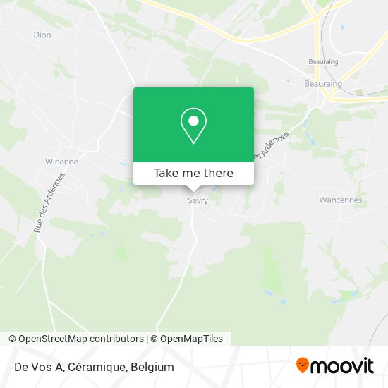 De Vos A, Céramique plan